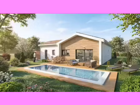 terrain avec maison neuve à vendre