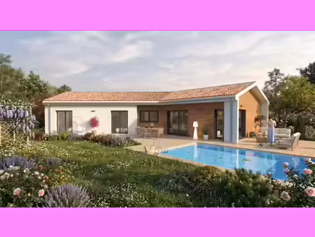 terrain avec maison neuve à vendre