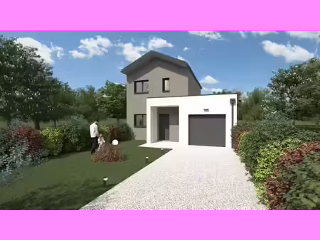 terrain avec maison neuve à vendre