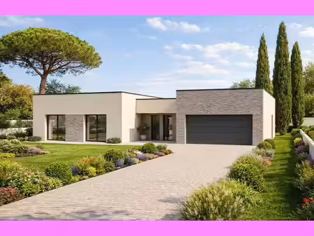 terrain avec maison neuve à vendre
