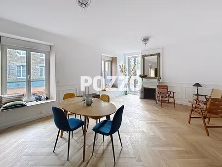 appartement granville 3 pièce(s) 65 m2 - emplacement plage et commerces - belles prestatio