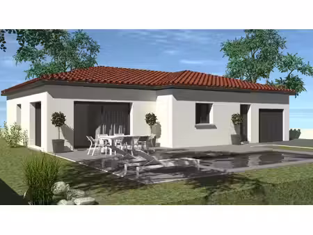 terrain avec maison neuve à vendre