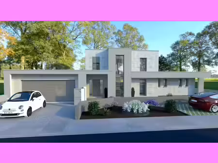 terrain avec maison neuve à vendre