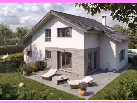 terrain avec maison neuve à vendre