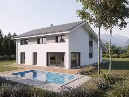 terrain avec maison neuve à vendre