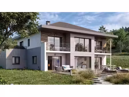 terrain avec maison neuve à vendre