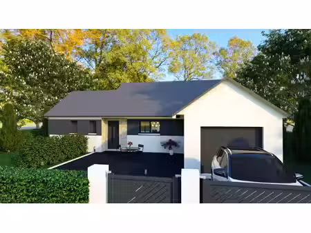 terrain avec maison neuve à vendre
