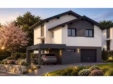 terrain avec maison neuve à vendre