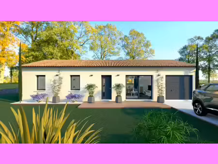 terrain avec maison neuve à vendre