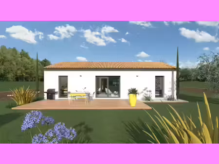 terrain avec maison neuve à vendre
