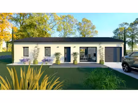 terrain avec maison neuve à vendre