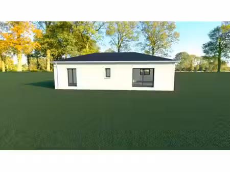 terrain avec maison neuve à vendre