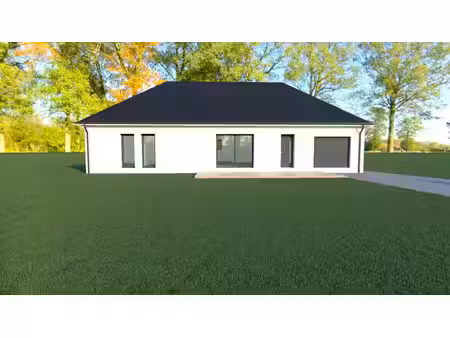 terrain avec maison neuve à vendre