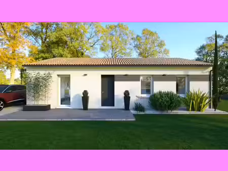 terrain avec maison neuve à vendre