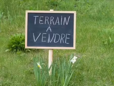 terrain constructible à vendre