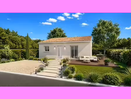 terrain avec maison neuve à vendre