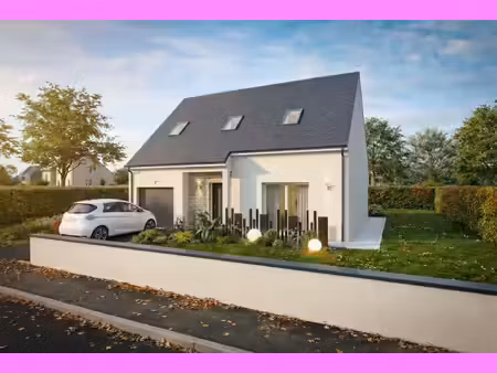 terrain avec maison neuve à vendre