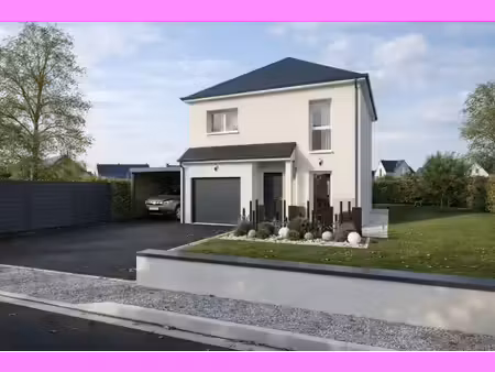 terrain avec maison neuve à vendre
