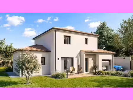 terrain avec maison neuve à vendre