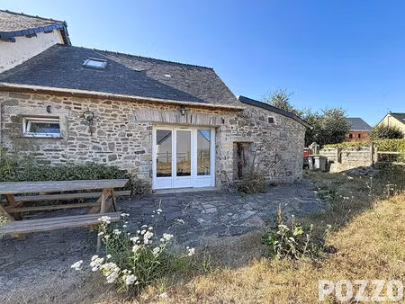 maison barneville carteret 3 pièce(s) 53.5m2 - proche bourg - pierres