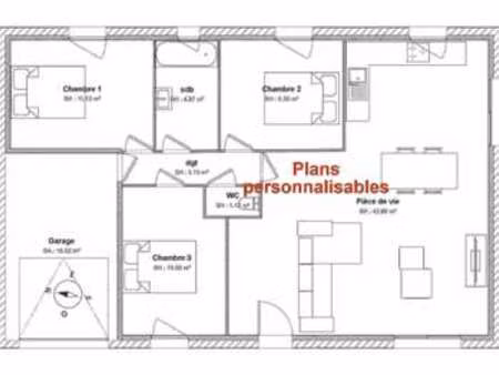 vente maison à lolif (50530) : à vendre / 82m² lolif