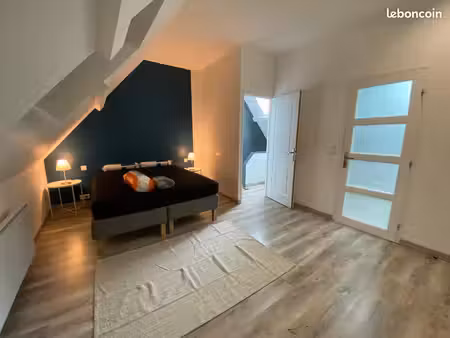 location meublée maison 45m² jardin terrasse place parking saint-mard