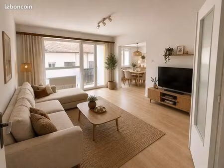 t4 2 chambres 2 balcons cave et garage