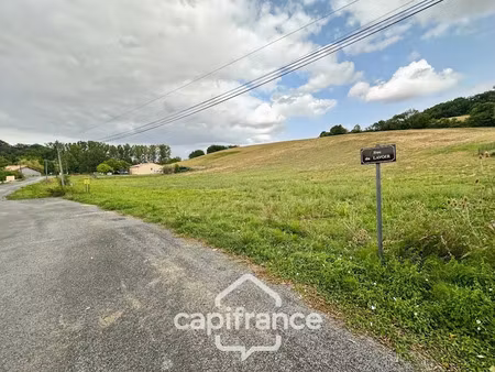 vente terrain 1291 m² à saint-caprais-de-lerm (47270)  57 000 €