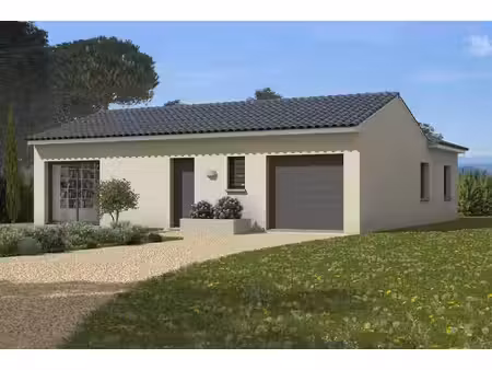 terrain avec maison neuve à vendre
