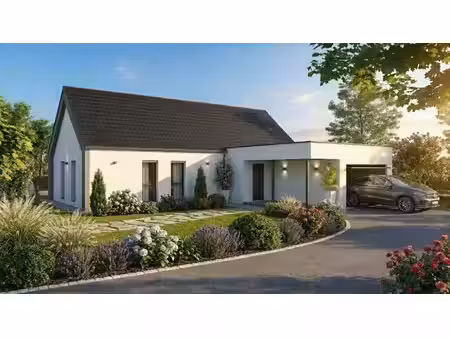 terrain avec maison neuve à vendre