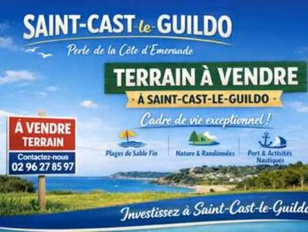 vente terrain à saint-cast-le-guildo (22380) : à vendre / 660m² saint-cast-le-guildo