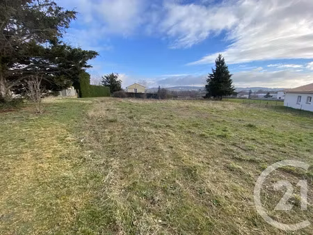vente terrain 1319 m² à boulieu-lès-annonay (07100)  149 000 €