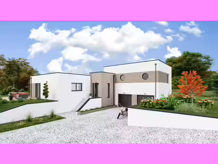 terrain avec maison neuve à vendre