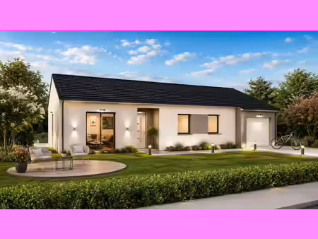 terrain avec maison neuve à vendre