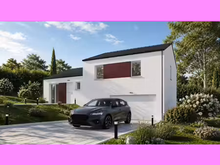 terrain avec maison neuve à vendre