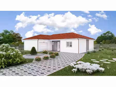 terrain avec maison neuve à vendre