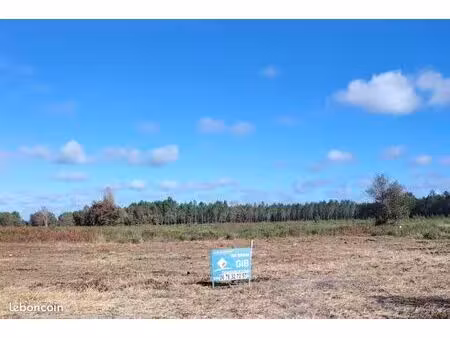 terrain 640 m² biganos