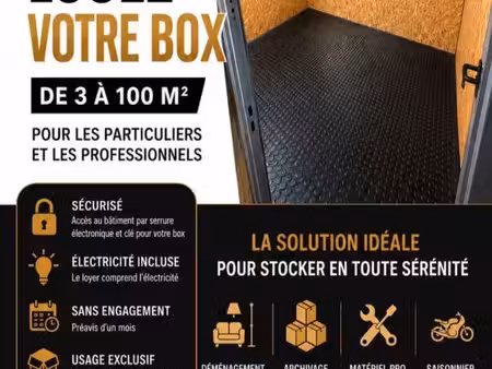 box à louer