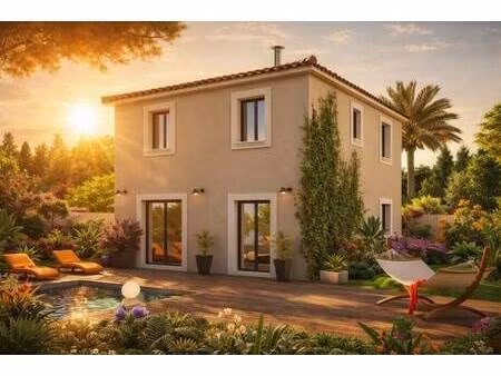 terrain avec maison neuve à vendre