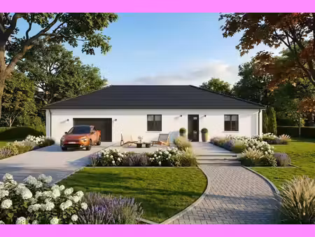 terrain avec maison neuve à vendre