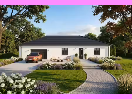 terrain avec maison neuve à vendre