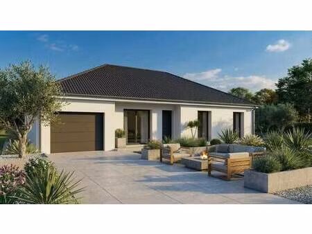 terrain avec maison neuve à vendre