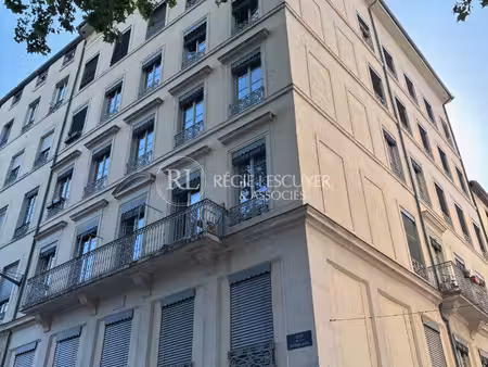 lyon 7ème - place raspail avec vue dégagée - t2 vendu loué