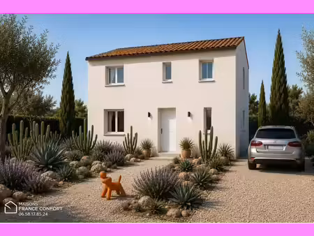 terrain avec maison neuve à vendre