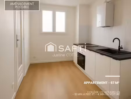 34 070 montpellier – t3 lumineux  modulable