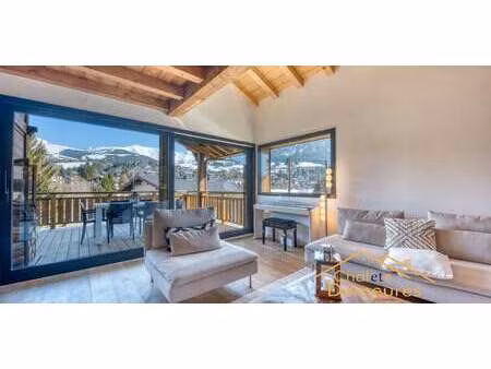 chalet avec vue panoramique et terrasse megeve (74)