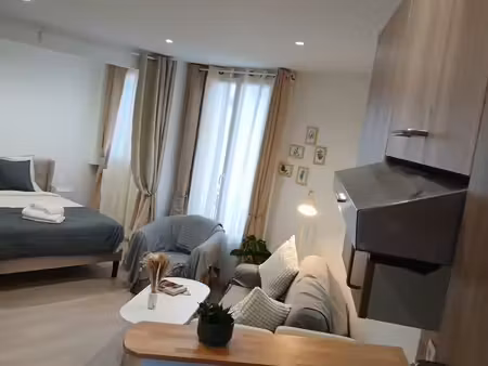 clef en main  tout compris  studio 30m2 rénové et meublé avec goût  court ou long séjour  