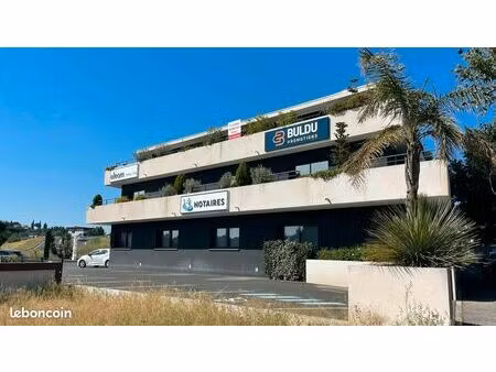 location bureaux 140 m² – tecnosud 2 perpignan – terrasse  parking
