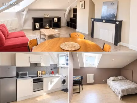 à louer – charmant f2 meublé – quartier beauvoisine – rouen