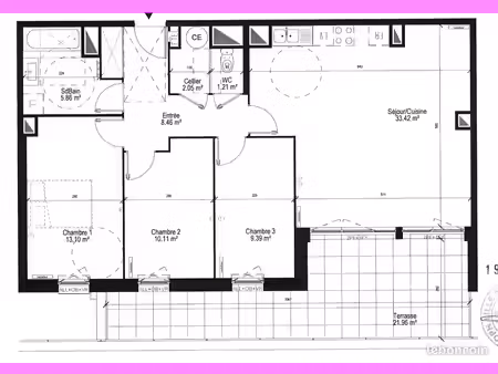 appartement neuf t4 avec balcon & stationnement – résidence sécurisée à la chapelle d’arme